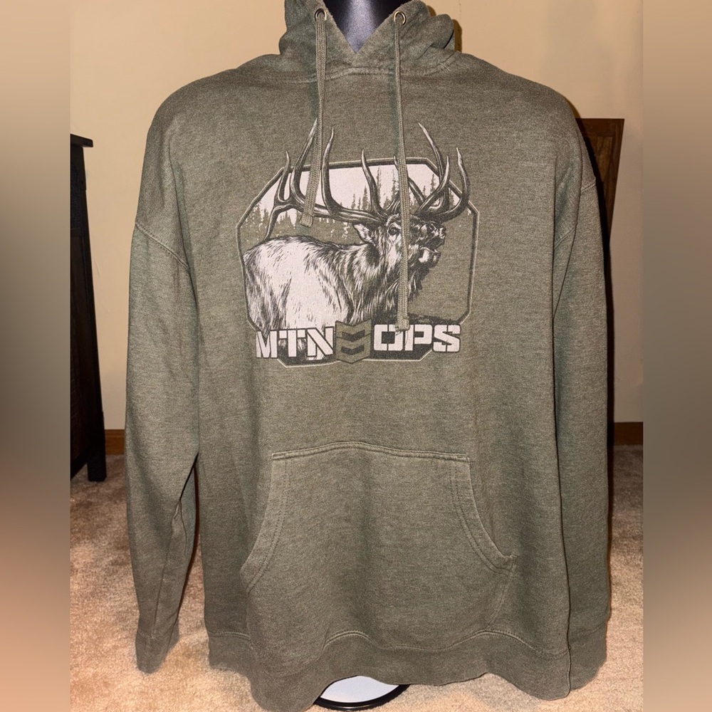Men's MTN OPS Green Hoodie